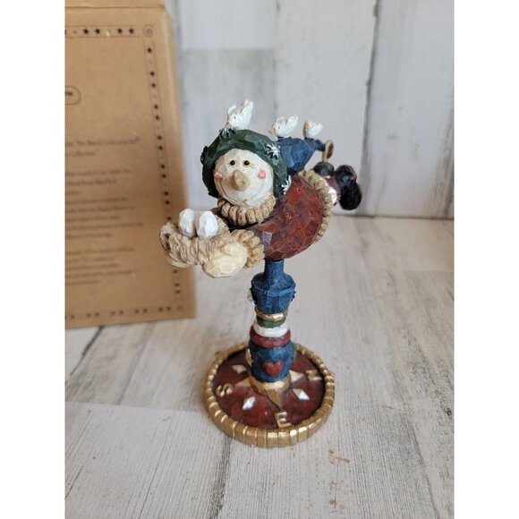 Boyd carvers we are all dependent on one another all of us on Earth snowman figu - Picture 2 of 7